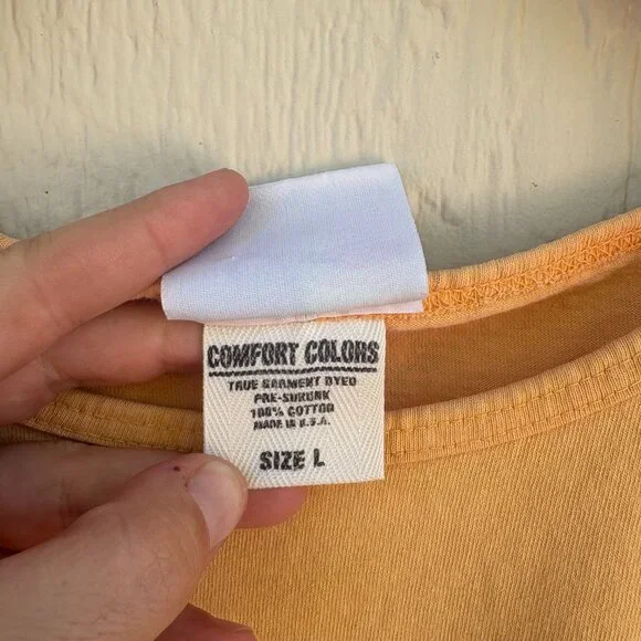 Vintage Jimmy Buffet Margaritaville Tank Top Men's Large Orange Parrot Key West - Picture 4 of 9